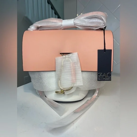 NWT Zac Posen Belay Crossbody Dark Bellini NWT - Picture 4 of 9